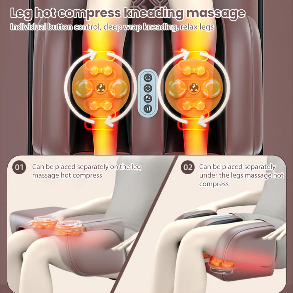 Vibrations-Massagematte mit Wärmefunktion