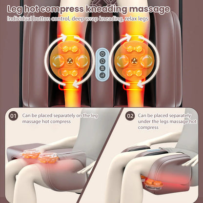 Vibrations-Massagematte mit Wärmefunktion