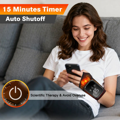 Handgelenkschmerz - Elektrische Heiz‑ & Vibrations-Handgelenkbandage